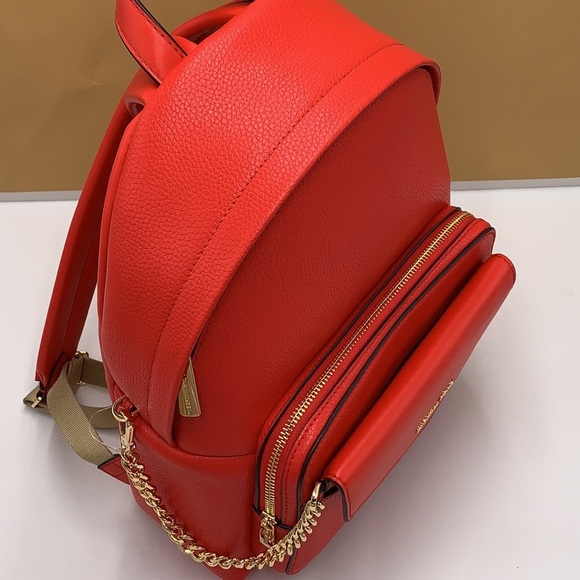 MICHAEL KORS DARK SANGRIA 
Maisie Medium Pebbled Leather 2-in-1 Backpack - Picture 10 of 16